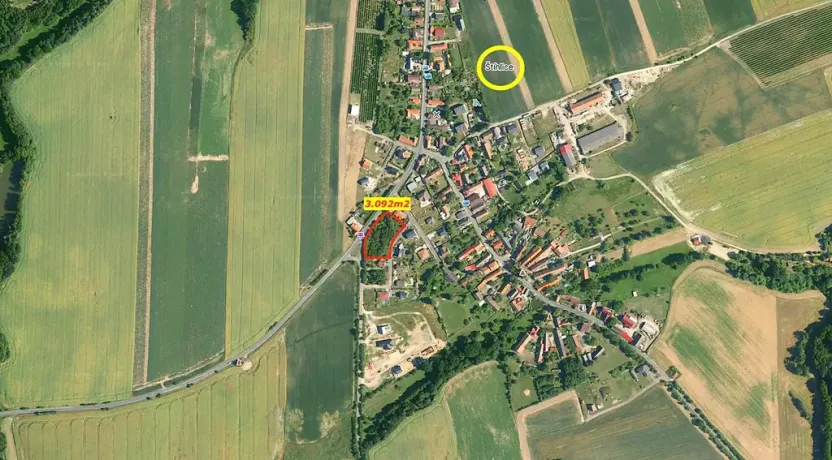 Prodej pozemku pro bydlení, Štíhlice, 3092 m2