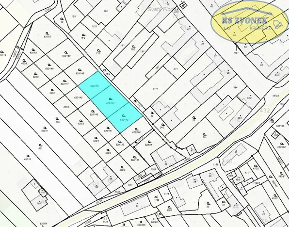 Prodej zahrady, Zdounky, 412 m2
