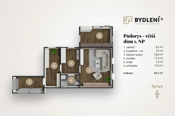 Prodej rodinného domu, Kamýk, 207 m2