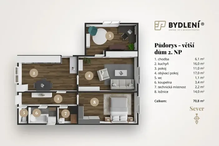 Prodej rodinného domu, Kamýk, 207 m2