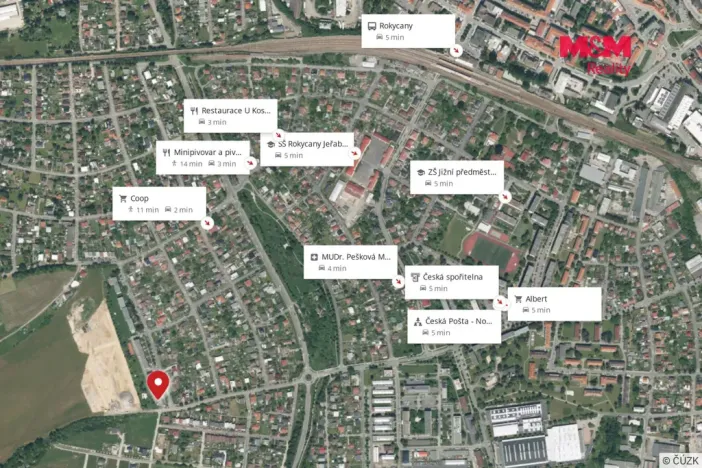 Prodej bytu 1+kk, Rokycany, Vysoký průhon, 50 m2
