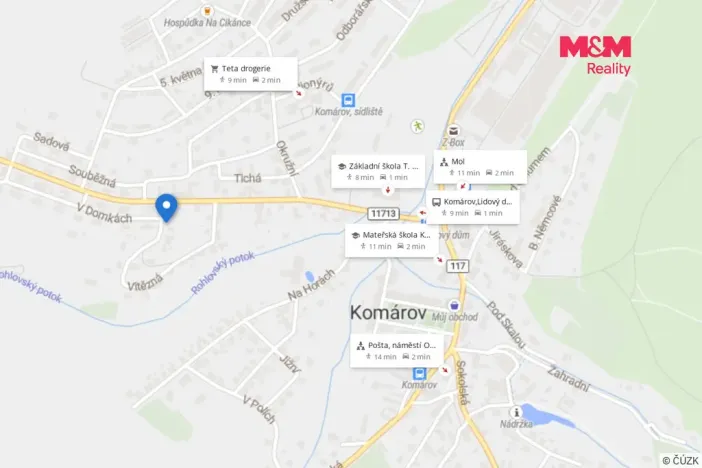 Prodej rodinného domu, Komárov, Sokolovická, 157 m2