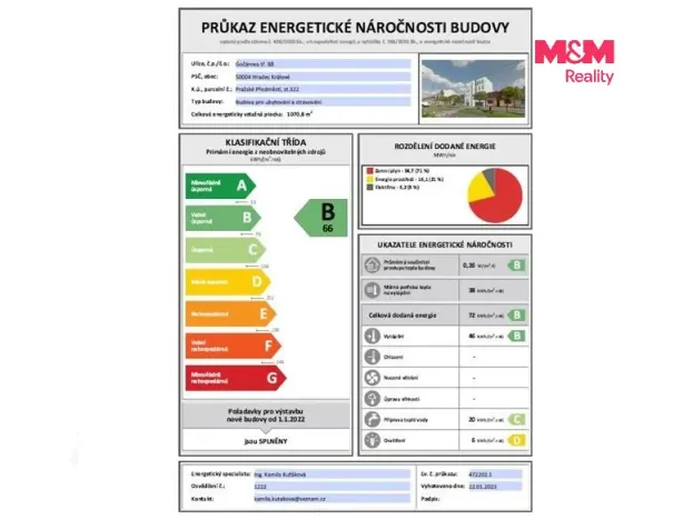 Prodej bytu 2+kk, Hradec Králové - Pražské Předměstí, Gočárova třída, 48 m2
