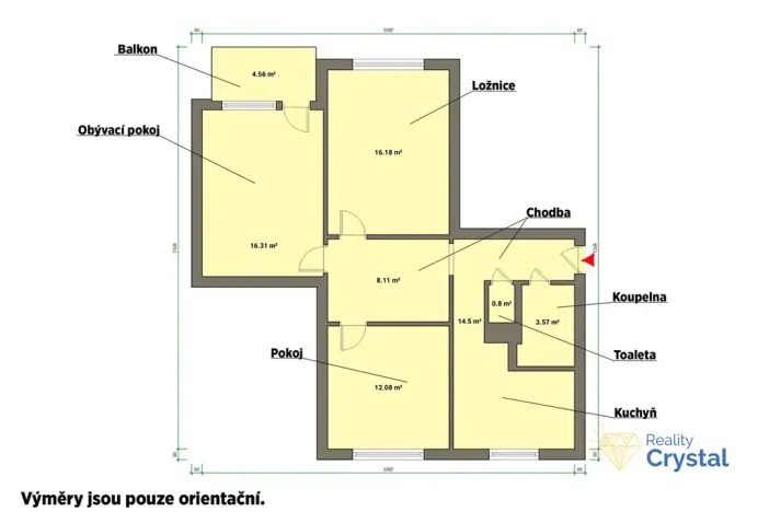Prodej bytu 3+1, Mariánské Lázně, Bezejmenná, 75 m2