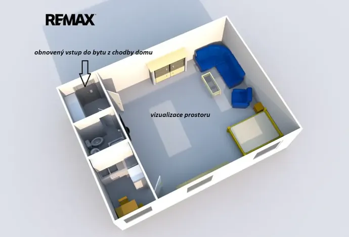Prodej bytu 1+1, Jeseník, Poštovní, 41 m2