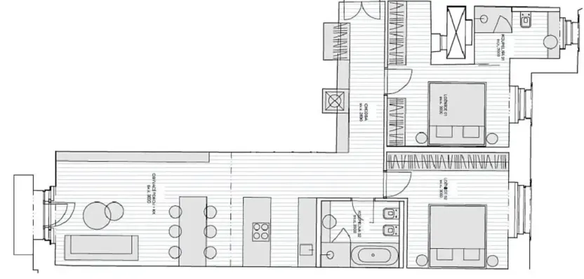 Pronájem bytu 3+kk, Praha - Vinohrady, Laubova, 95 m2