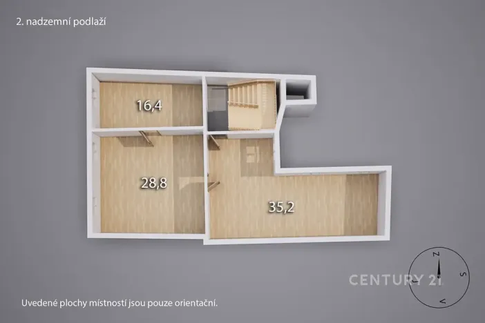Pronájem činžovního domu, Děčín, Křížová, 80 m2