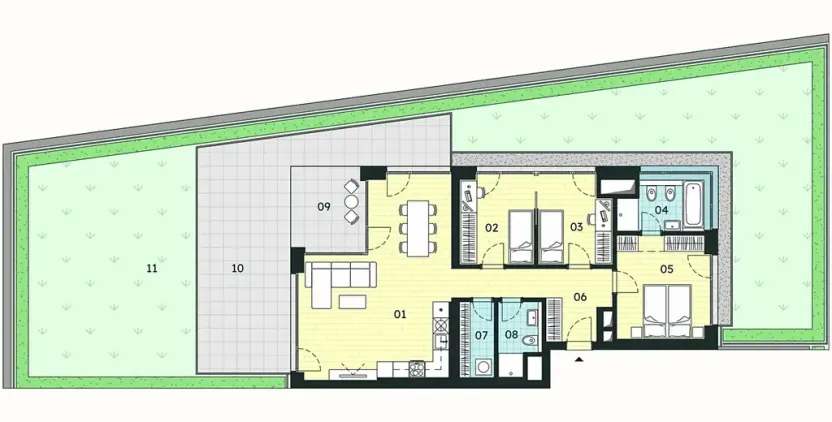 Prodej bytu 4+kk, Znojmo, 91 m2