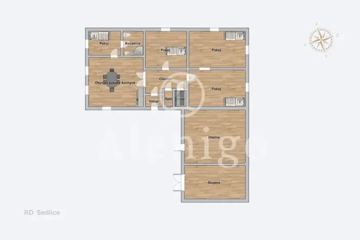 Prodej rodinného domu, Keblov, 120 m2