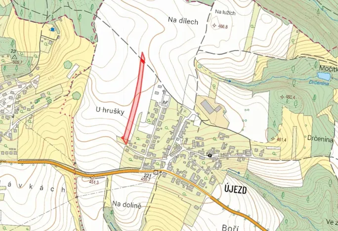 Prodej podílu pozemku pro bydlení, Kunštát, 3337 m2