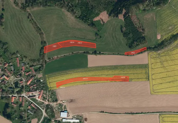Prodej pole, Křešín, 10988 m2
