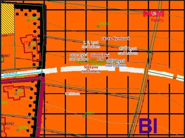 Prodej pozemku pro bydlení, Lysá nad Labem, 1090 m2