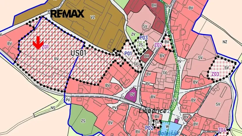 Prodej pozemku pro bydlení, Libodřice, 801 m2