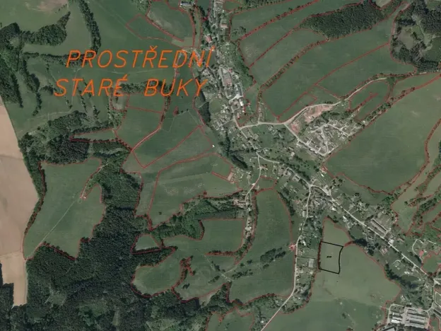 Dražba pole, Staré Buky, 10957 m2