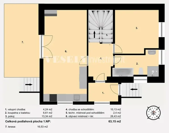 Prodej rodinného domu, Hvozdnice, 146 m2