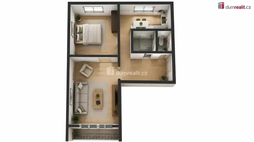 Prodej bytu 2+1, Karlovy Vary, Sládkova, 55 m2