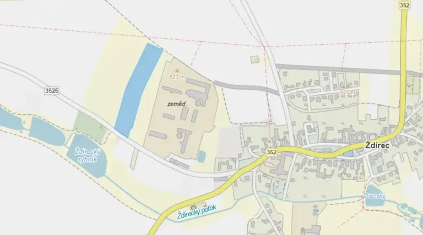 Prodej komerčního pozemku, Ždírec, 21059 m2