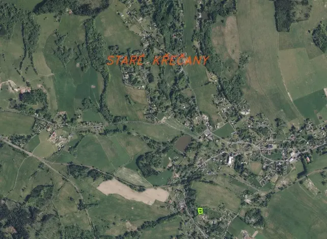 Prodej pozemku, Staré Křečany, 1188 m2