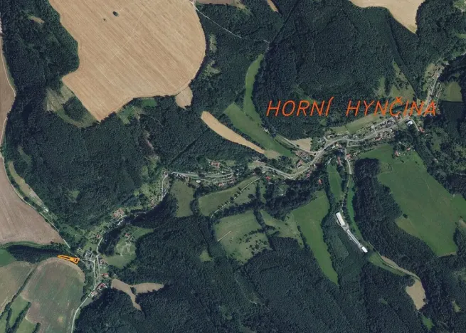Prodej pozemku, Pohledy - Horní Hynčina, 1135 m2