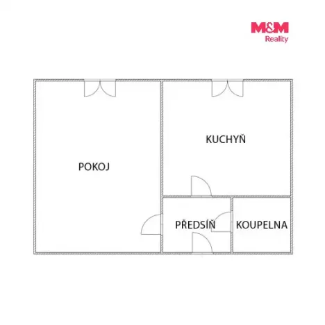 Pronájem bytu 2+kk, Praha, Argentinská, 40 m2