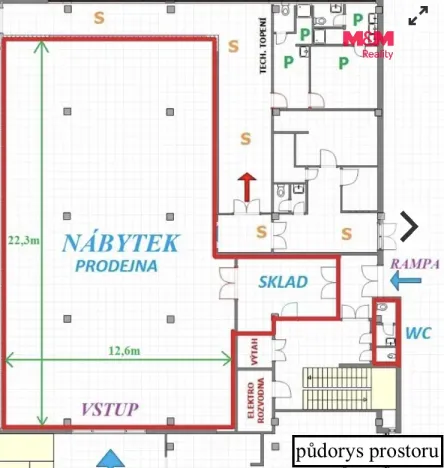 Pronájem obchodního prostoru, Rychnov nad Kněžnou, Havlíčkova, 291 m2
