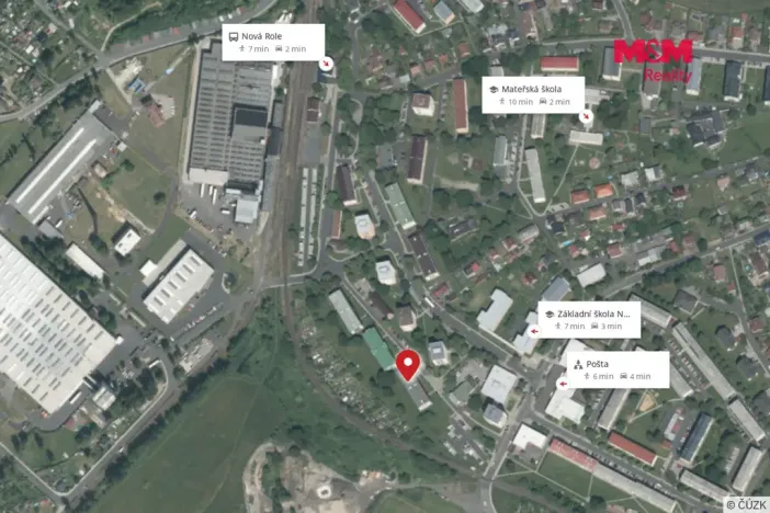 Prodej bytu 2+1, Nová Role, Tovární, 55 m2