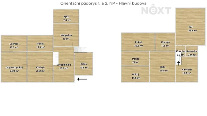 Prodej rodinného domu, Palonín, 253 m2
