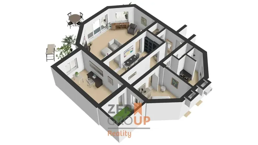 Prodej bytu 3+1, Brno, Novolíšeňská, 106 m2