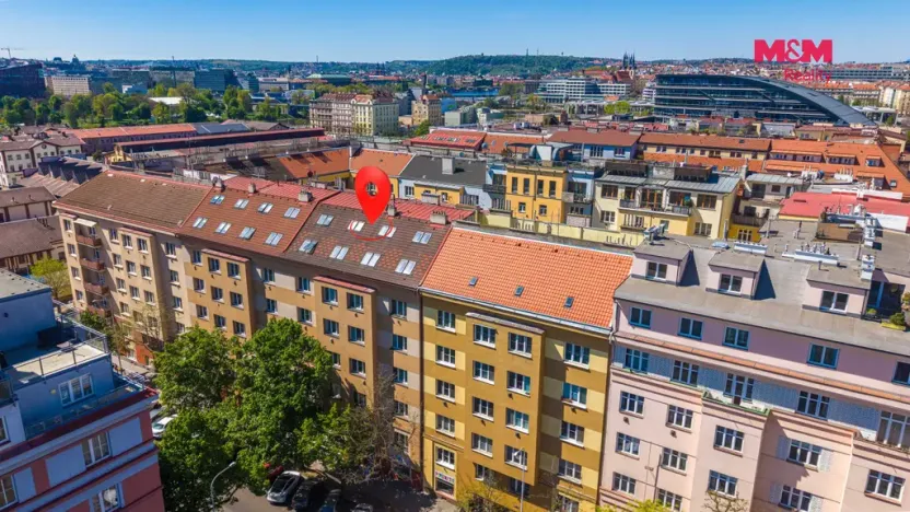 Prodej bytu 1+1, Praha - Holešovice, Osadní, 41 m2