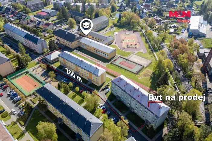 Prodej bytu 2+1, Rýmařov, Větrná, 53 m2