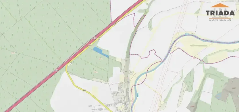 Prodej podílu lesa, Skorkov, 2180 m2