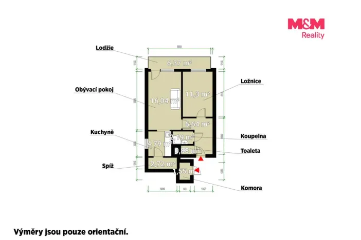 Prodej bytu 2+kk, Praha, Kozmíkova, 47 m2