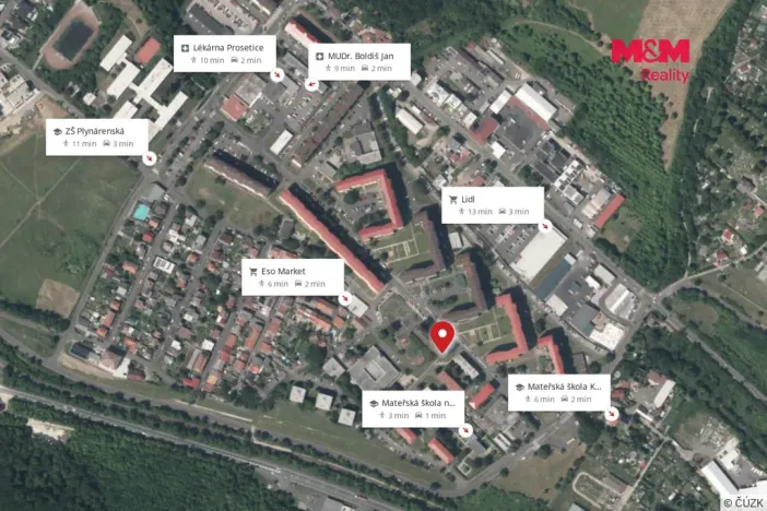 Prodej bytu 3+1, Teplice - Prosetice, Prosetická, 57 m2