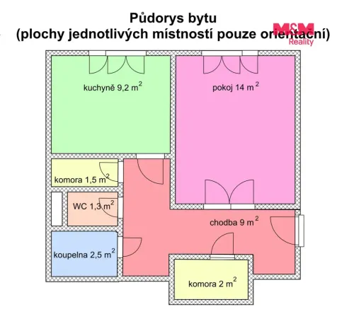 Prodej bytu 1+1, Ostrava - Poruba, Čkalovova, 38 m2
