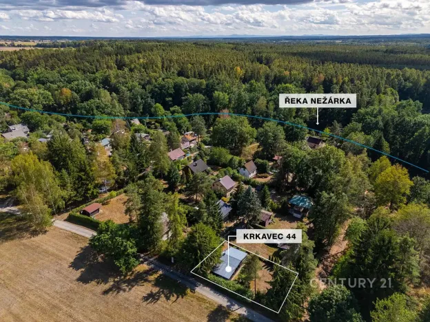 Prodej chaty, Veselí nad Lužnicí - Veselí nad Lužnicí II, Krkavec, 47 m2