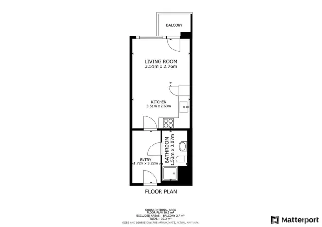 Pronájem bytu 1+kk, Praha - Vysočany, Smržových, 31 m2