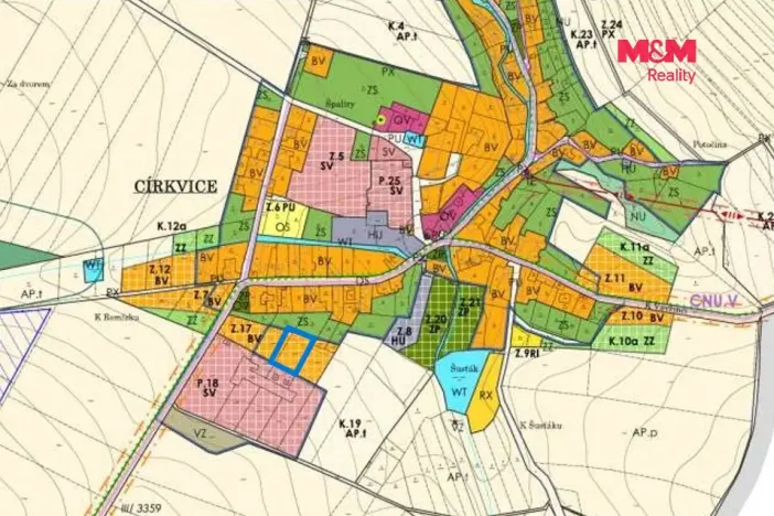 Prodej pozemku pro bydlení, Církvice, 1506 m2