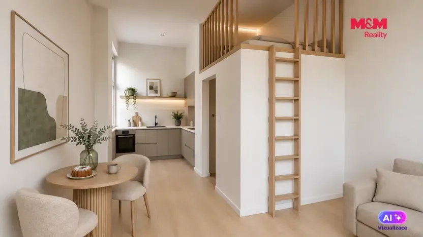 Prodej bytu 1+kk, Roudnice nad Labem, Rvačov, 28 m2