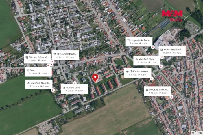 Prodej bytu 2+kk, Břeclav - Poštorná, Dělnická, 51 m2