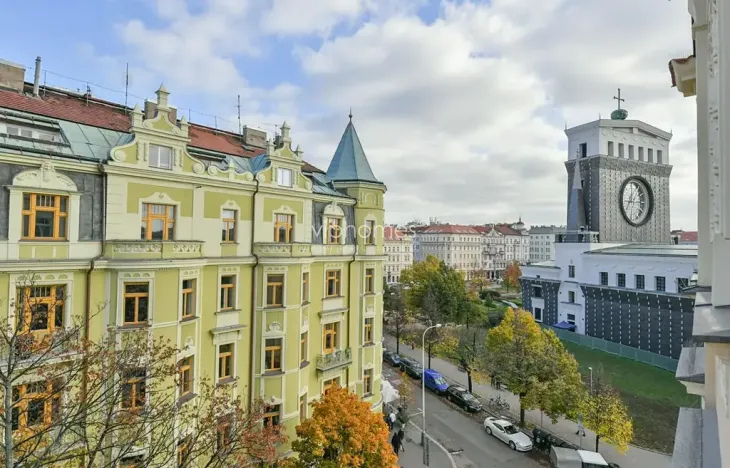 Pronájem bytu 2+kk, Praha - Vinohrady, náměstí Jiřího z Poděbrad, 56 m2