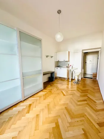 Pronájem bytu 1+kk, Praha - Žižkov, Fibichova, 25 m2