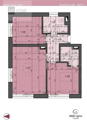 Prodej bytu 3+kk, Černá v Pošumaví, 52 m2