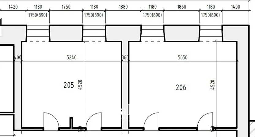Pronájem kanceláře, Brno, Křenová, 24 m2