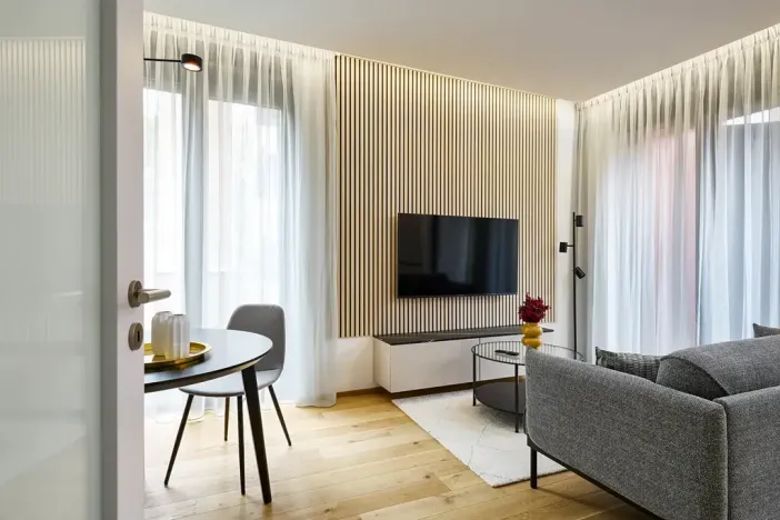 Pronájem bytu 2+kk, Praha - Nusle, Mnatova, 42 m2