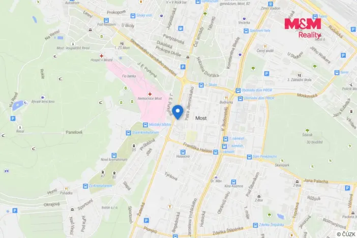 Pronájem bytu 3+1, Most, Žatecká, 78 m2