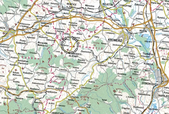 Prodej pole, Morkovice-Slížany, 18367 m2