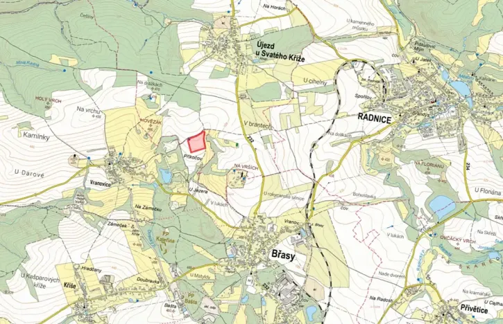 Prodej pole, Břasy, 32272 m2