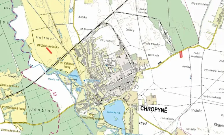 Prodej pole, Chropyně, 2109 m2