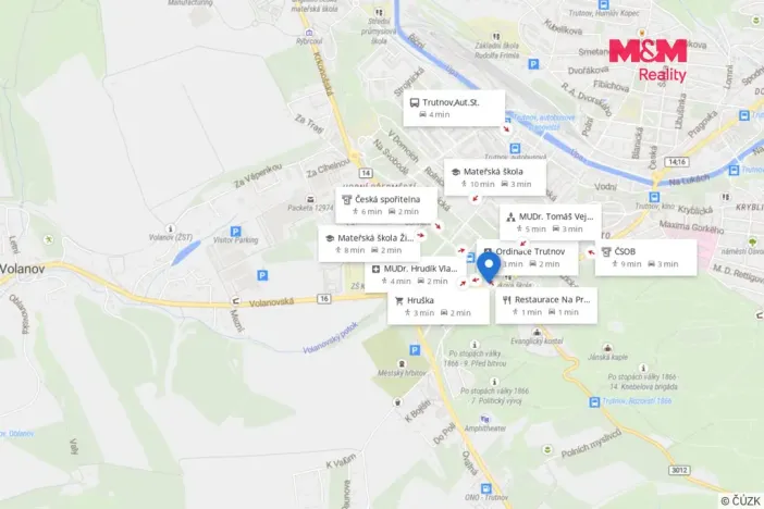 Pronájem bytu 2+kk, Trutnov - Horní Předměstí, Pražská, 66 m2