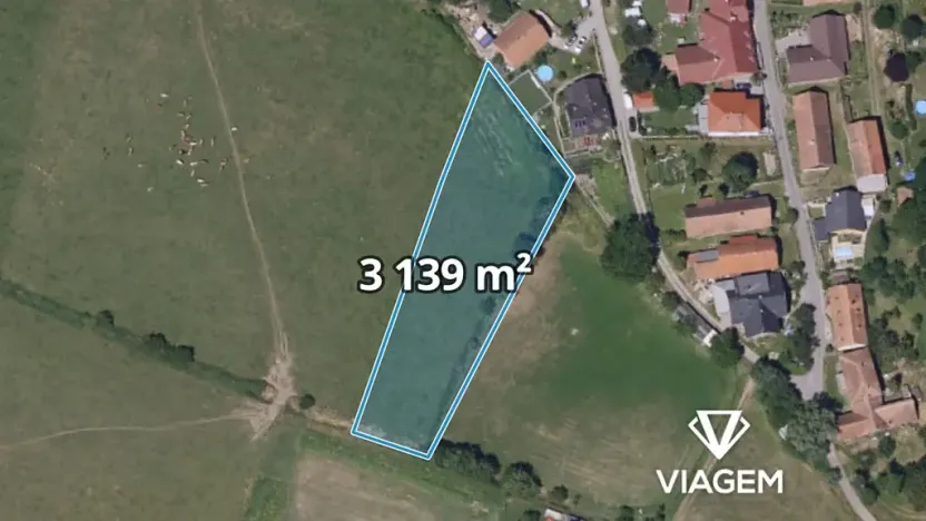 Prodej pole, Prosetín, 3139 m2